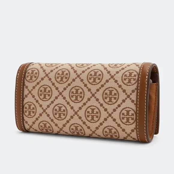 New, T monogram jacquard chain wallet - Picture 15 of 17